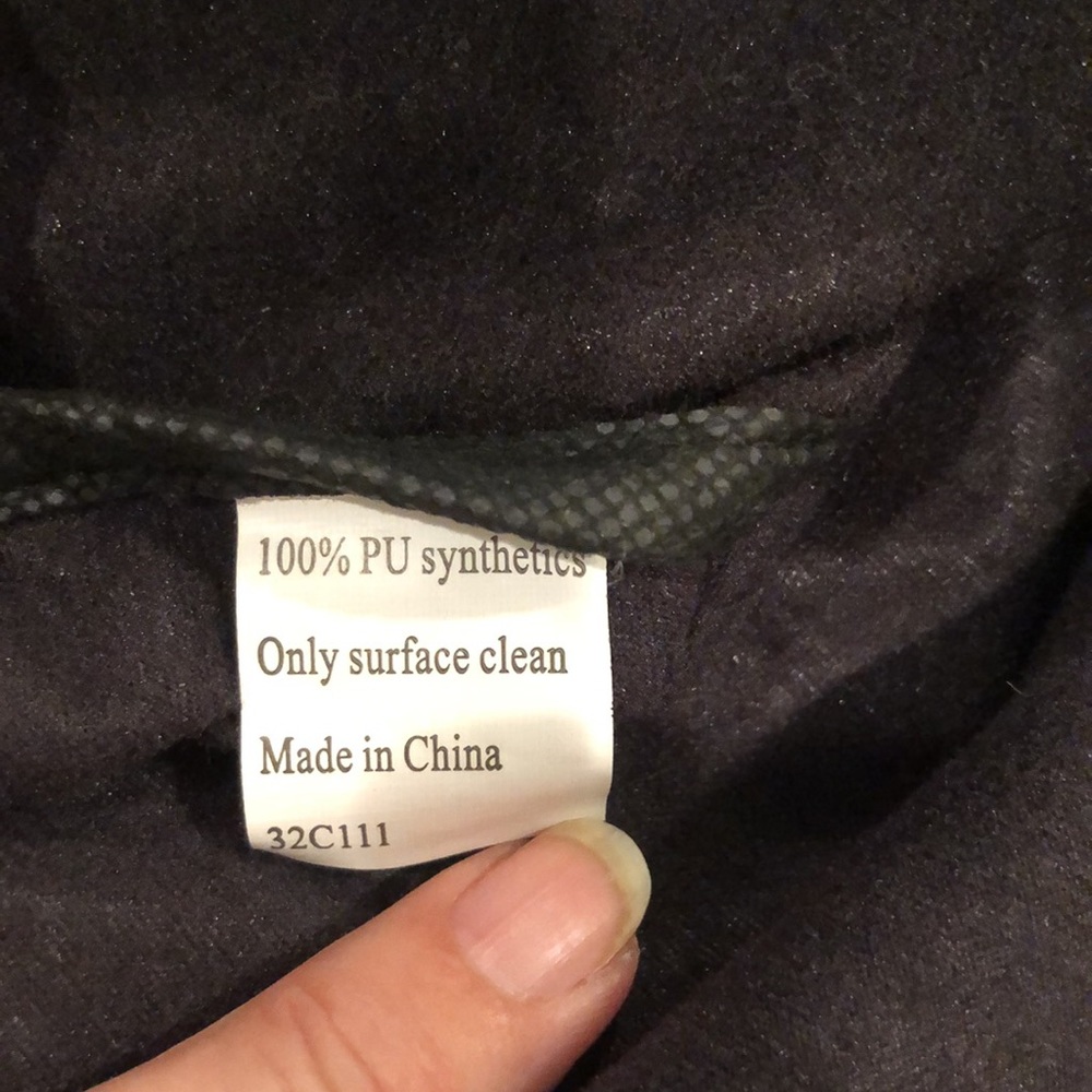 ā¤ļøBENEFIT Tote make up bag! Color: gunmetal with orange writing! Prelovedš©¶ - Picture 11 of 15